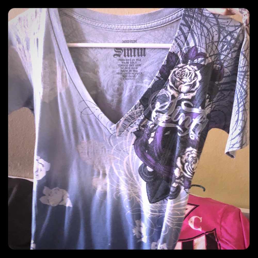 Sinful V neck shirt